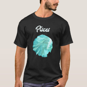 Camiseta Peixes Peixes Azuis Horoscópio Zodiac Astrologia