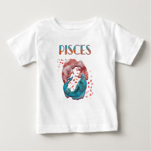 Camiseta Peixes Peixes Sinal de Astrologia Água do Horoscóp