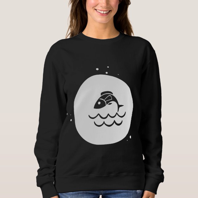 Camiseta Peixes Pulando Da Água (Frente)