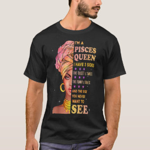 Camiseta Peixes rainha, tenho presente de aniversário de 3