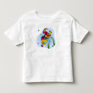 Camiseta Peixes Reais com Coroa Ouro