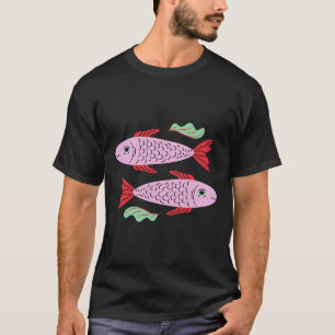 Camiseta Peixes Rosa Submarinos