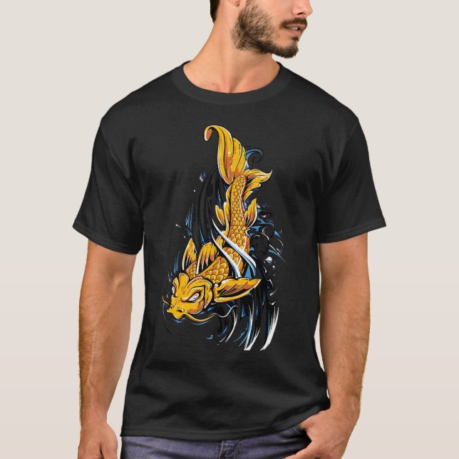 Camiseta Peixes Selvagens no Mar (Frente)