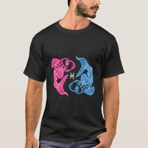 Camiseta Peixes Símbolo Zodiac Astrologia