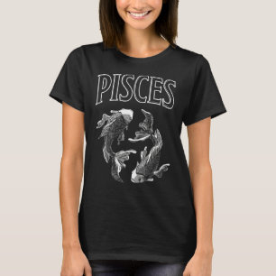 Camiseta Peixes Símbolo Zodiac Astrologia Horoscópio