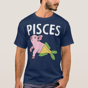 Camiseta Peixes Sinais Zodiosos Fatos Peixes Engraçados Hor