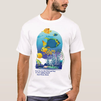 Camiseta peixes subaquáticos