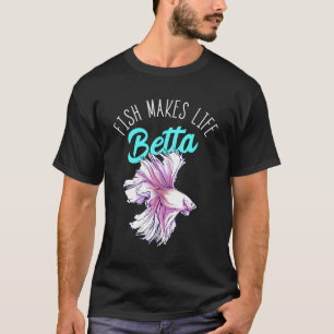 Camiseta Peixes Torna Vida Betta Esplendens Peixes Luta Sia