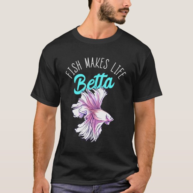 Camiseta Peixes Torna Vida Betta Esplendens Peixes Luta Sia (Frente)