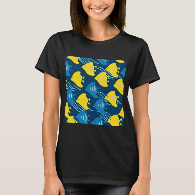 Camiseta Peixes tropicais (Frente)
