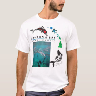 Camiseta Peixes tropicais das ilhas de Havaí