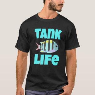 Camiseta Peixes Tropicais De Aquário De Tanque Life Que Diz