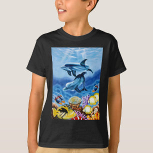 Camiseta Peixes tropicais dos golfinhos