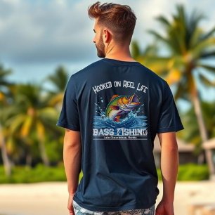 Camiseta Peixes viciados em Reel Life-Pescador Core