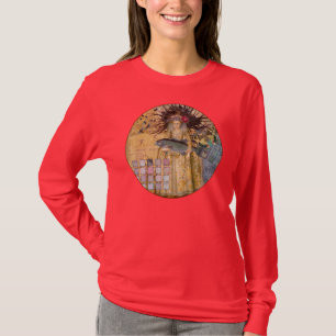 Camiseta Peixes Vintage Mulher Gótica Clássica