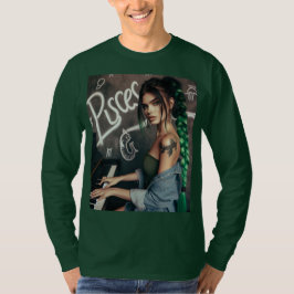 Camiseta Peixes Zodiac Musical Piano