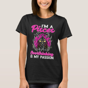 Camiseta Peixes Zodíaco Eu Sou Peixes Pensar Demais É Minh