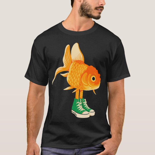 Camiseta Peixinho Dourado de Tênis (Frente)
