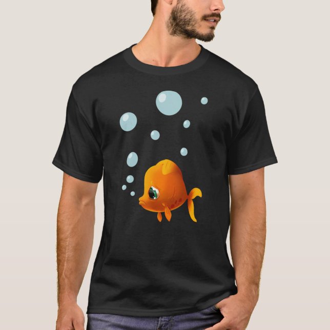 Camiseta Peixinho Dourado Fofo (Frente)