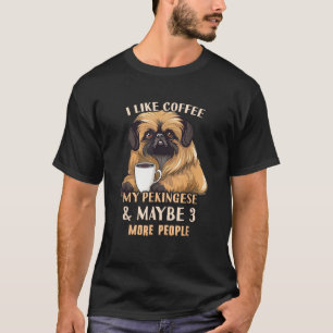 Camiseta Pekingese Café Outfit - Café Design de Pekingese