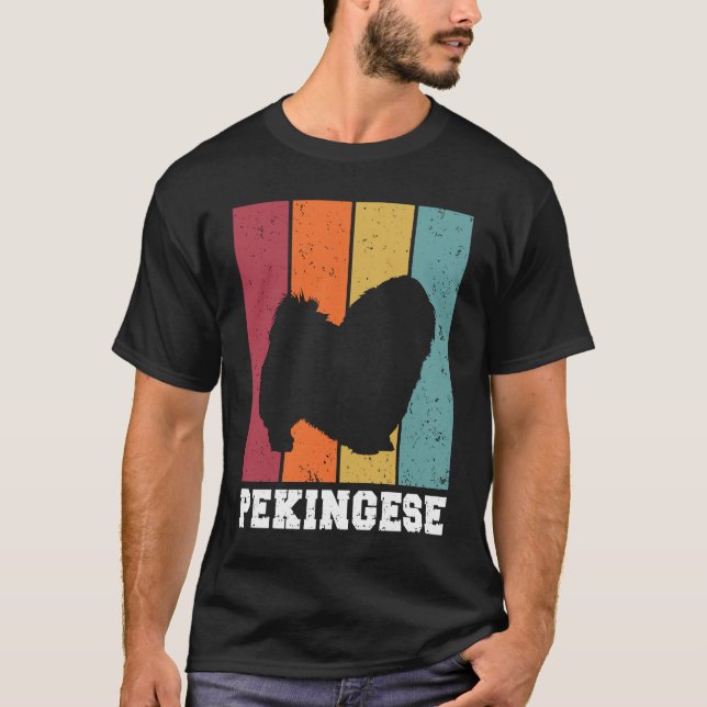 Camiseta Pekingese Vintage (Frente)