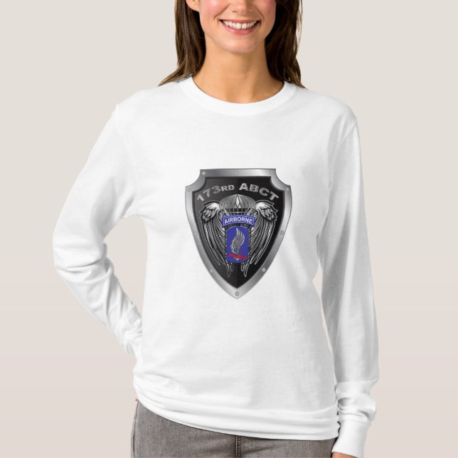 Camiseta Pela Equipe de Combate Brigada de Aviões dela-173ª (Frente)