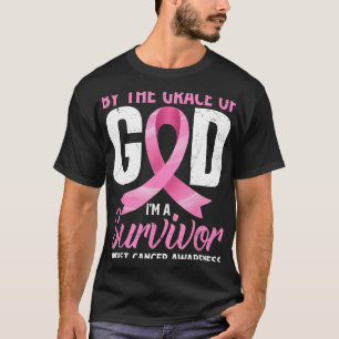Camiseta Pela Graça Deus I#39;m Cancer A Sobrevivente