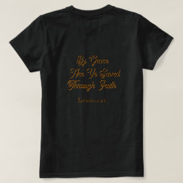 Camiseta Pela Graça Sois Salvos Efésios 2 Escritura
