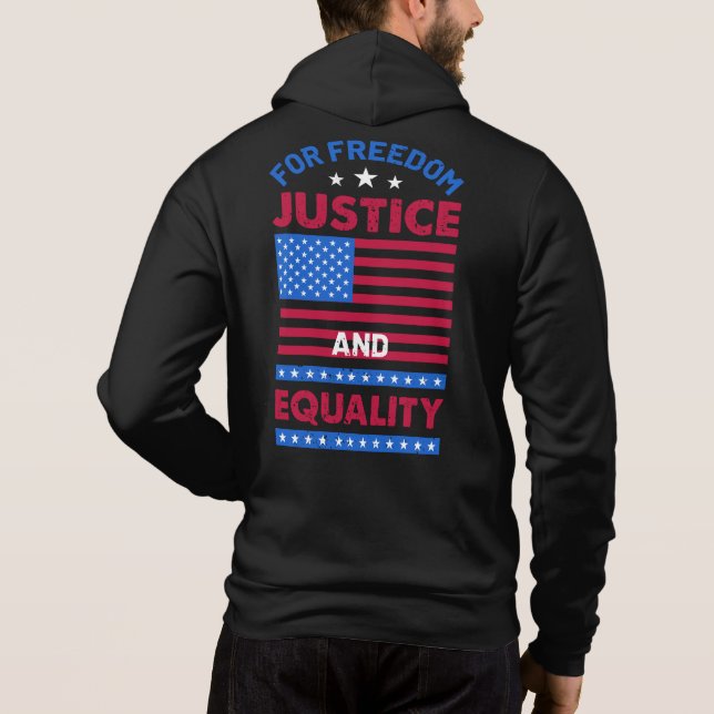 Camiseta Pela Liberdade, Justiça e Igualdade (Verso)