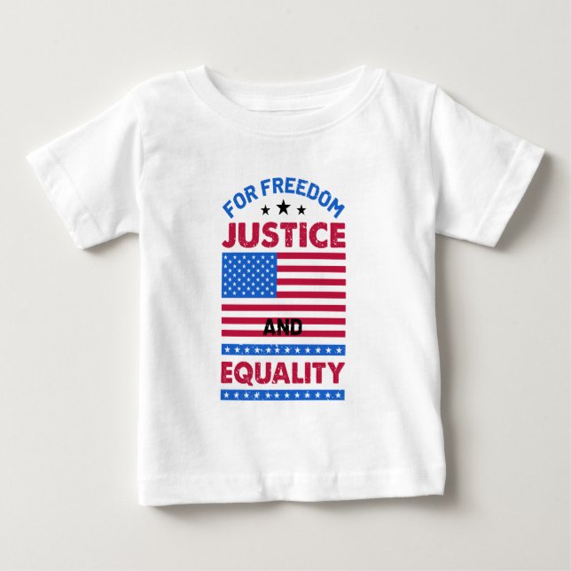 Camiseta Pela Liberdade, Justiça e Igualdade (Frente)