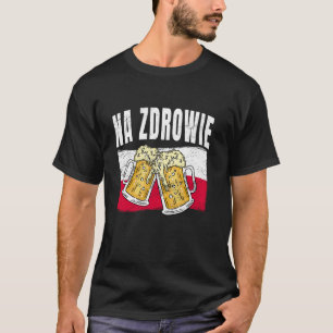 Camiseta Pela Saúde Polônia Palavra Divertida Cerveja Polon