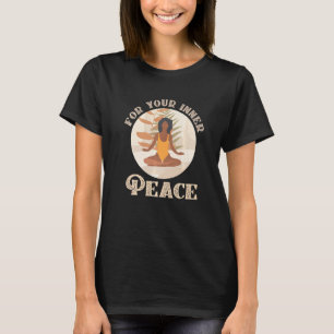 Camiseta Pela Sua Meditação De Malhação De Paz Interna Yoga