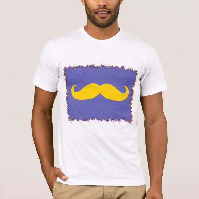 Camiseta Pele Amarela E Pele-Leopardo Azul (Frente)