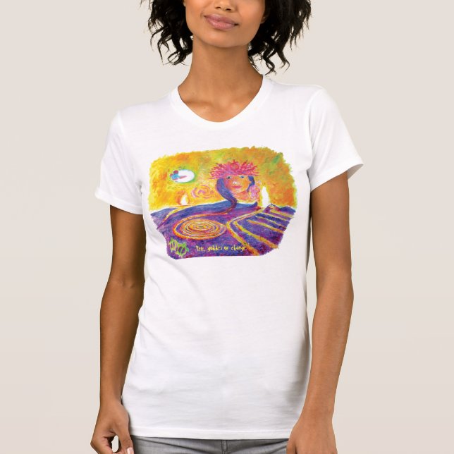 Camiseta Pele, Goddes da mudança (Frente)