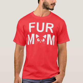 Camiseta Pele Mãe Gritante e Gato de Gato Pai