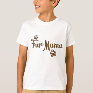 Camiseta Pele Mama, Gato Cachorro Aluguel Mãe Mamães Bebês 