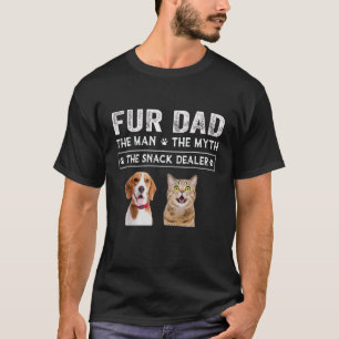 Camiseta Pele Pai Homem O Mito Cachorro Cachorro Pai de Da