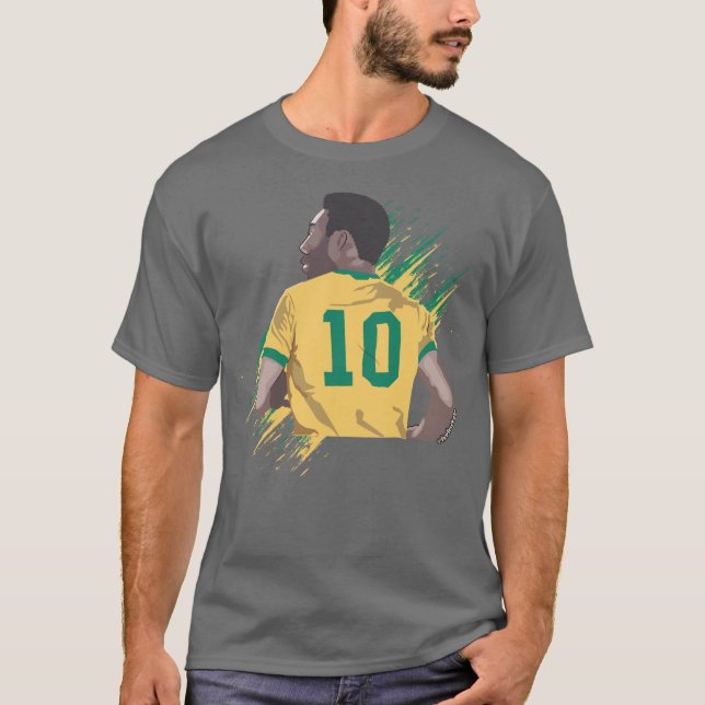 Camiseta Pele soccer player  (Frente)