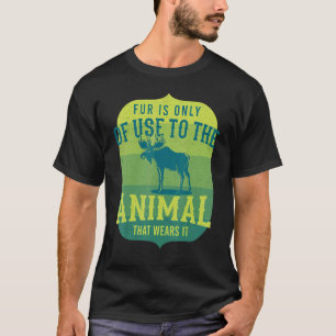 Camiseta Peles De Conservação Da Vida Selvagem Para Animais
