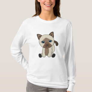 Camiseta Peles De Gatinho De Gato Animais De Casca Menina S