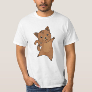 Camiseta Peles De Gatinho De Gato Animais De Corte De Casca