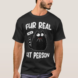 Camiseta Peles de gato Negros de verdade Homens Gatinhos