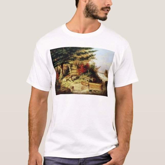 Camiseta Peles do transporte dos indianos através do (Frente)