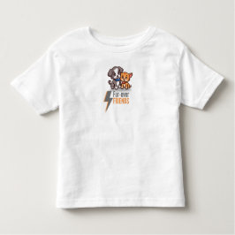 Camiseta Peles-sempre amigos - Cachorro giro e Besties de G