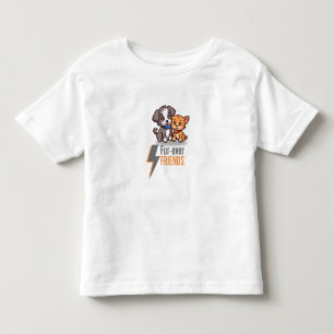 Camiseta Peles-sempre amigos - Cachorro giro e Besties de G