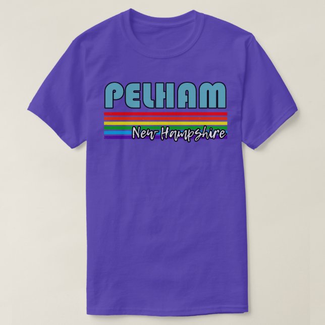 Camiseta Pelham Nova Hampshire Pride Pelham Gift LGBT (Frente do Design)