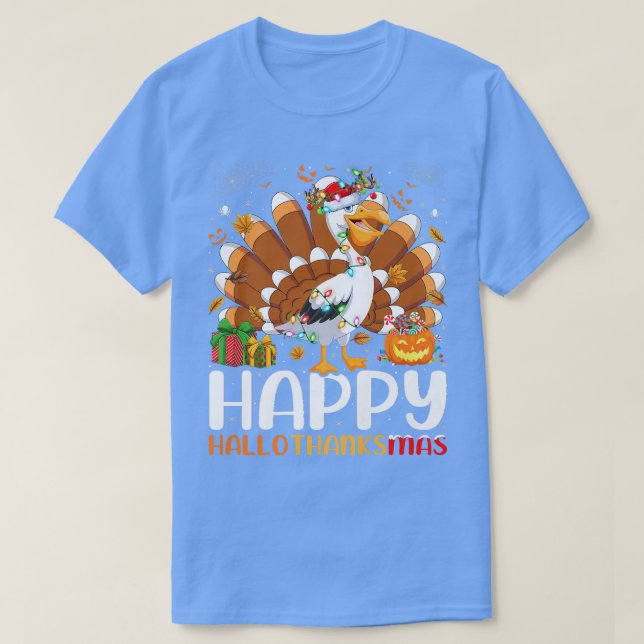 Camiseta Pelican Bird Lover Halloween Happy Hallo (Frente do Design)