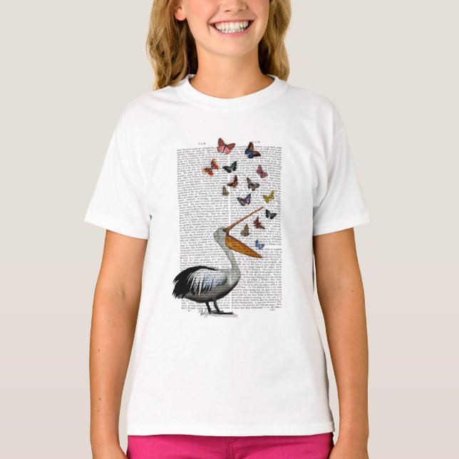 Camiseta Pelican & Butterflies (Frente)