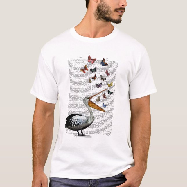Camiseta Pelican & Butterflies (Frente)
