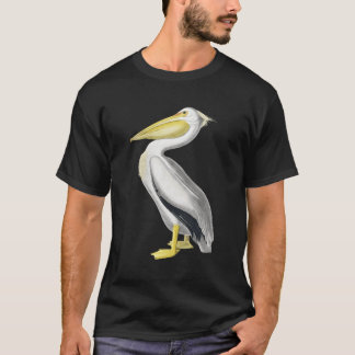 Camiseta Pelican-shirt Vintage Bird Graphic Tee White Pel
